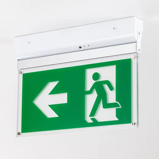 Wiederaufladbares LED-Notausgangslicht, Notfall-Sicherheitssystem für Notausgangsschilder