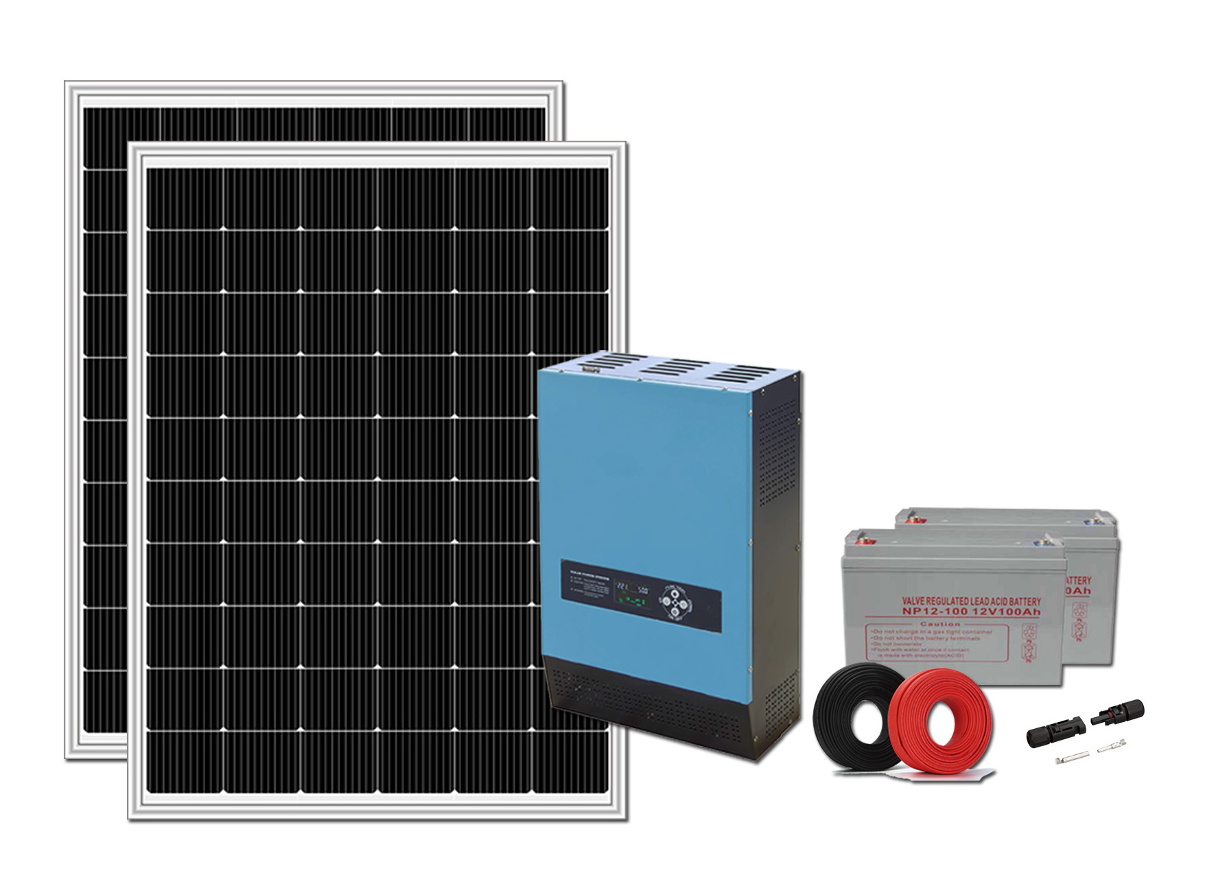 3 kW netzunabhängiges Hybrid-Solarenergiesystem Solarstromsystem